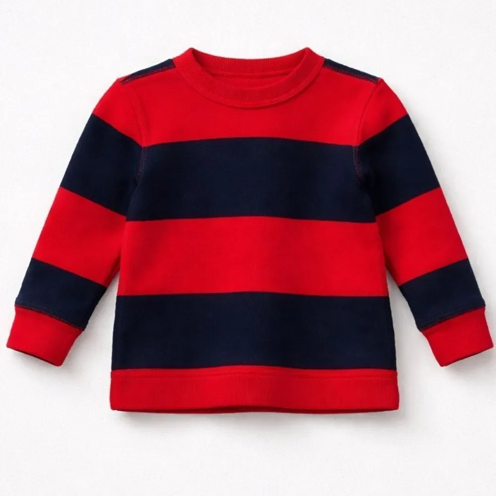 Baby GAP Navy and red striped sweatshirt 18-24 months